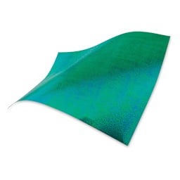 Black Ink Dotty Embossed Iridescent Paper - Teal Appeal, 12" x 12"