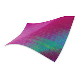 Black Ink Dotty Embossed Iridescent Paper - Hot Pink, 12" x 12"