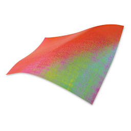 Black Ink Dotty Embossed Iridescent Paper - Orange Peel, 12" x 12"