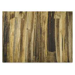 Black Ink Banana Plank Paper - Full sheet shown
