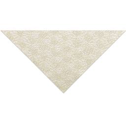 Black Ink Zinnia Embossed Paper - Closeup of corner of Pearl toned Embossed paper