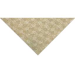 Black Ink Zinnia Embossed Paper - Closeup of corner of Gold Embossed paper to show design