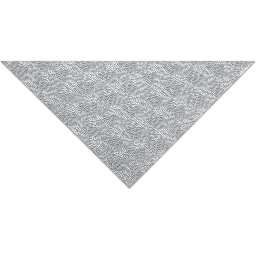 Black Ink Zinnia Embossed Paper - Closeup of corner of Silver toned Embossed paper