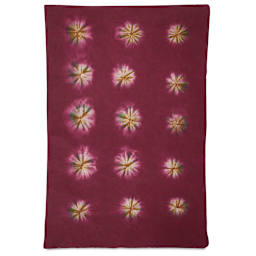 Tie Dye Lokta Paper - Full sheet shown