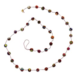 Giftsland Felt Pom Pom Garlands - Garland of small Multi-Color Pom Poms