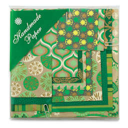 Shizen Mini Decorative Paper Value Packs - Green