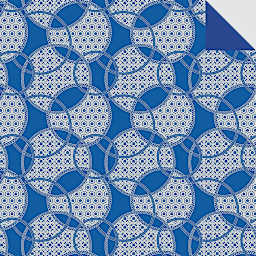 Tuttle Origami Pack Blue and White Patterns, Circles