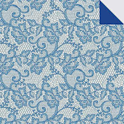 Tuttle Origami Pack Blue and White Patterns, Lace