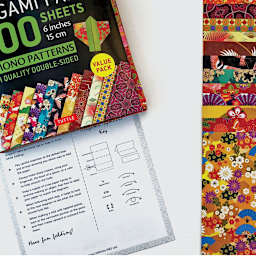 Tuttle Origami Pack Kimono Patterns, Assorted Papers