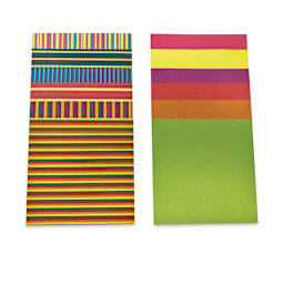 Tuttle Origami Pack Stripes and Solids Paper