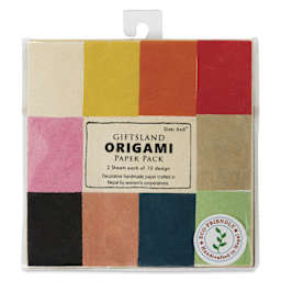 Lotka Origami Paper Packs - 6" x 6", Solid Colors, Pkg of 20 Sheets, front of package