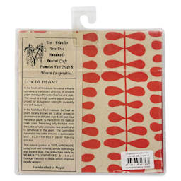 Lotka Origami Paper Packs - 6" x 6", Geo, Pkg of 20 Sheets, back of package