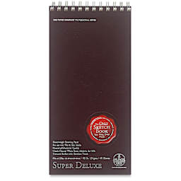 Bee Paper Aquabee Super Deluxe Sketchbook - 6" x 12", 60 Sheets