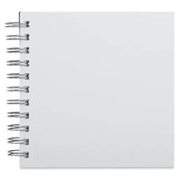 Bee Paper Aquabee Super Deluxe Sketchbook - 6'' x 6'', 60 Sheets (Open)