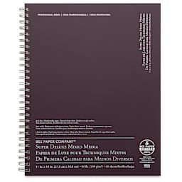 Bee Paper Aquabee Super Deluxe Sketchbook - 14" x 11", 60 Sheets