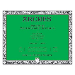 Arches Watercolor Block - 8" x 10", Cold Press, 20 Sheets