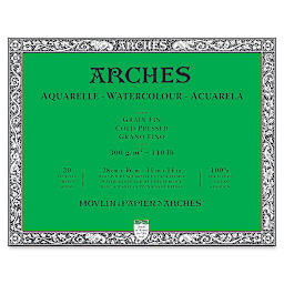 Arches Watercolor Block - 11" x 14", Cold Press, 20 Sheets