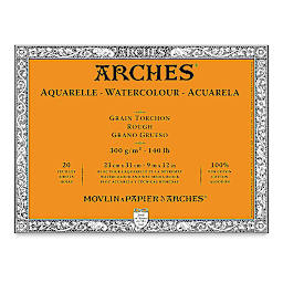 Arches Watercolor Block - Rough, 20 Sheets