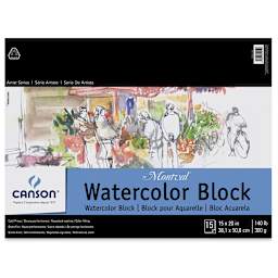 Canson Montval Watercolor Block - 15" x 20", 15 Sheets
