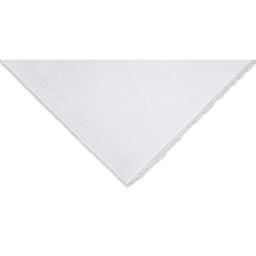 Arches Bright White Watercolor Paper - 22" x 30", Pkg of 3 Sheets, close-up of the sheet