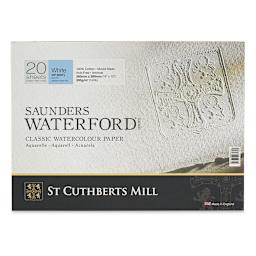 Saunders Waterford Watercolor Block - 10" x 14", Cold Press, 140 lb, 20 Sheets (front cover)