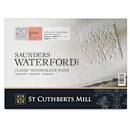 Saunders Waterford Watercolor Blocks - Front cover of 20 sheet Hot Press Block
