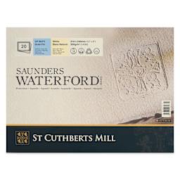 Saunders Waterford Watercolor Blocks - Front cover of 20 sheet Cold Press Block