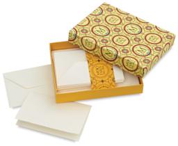 Fabriano Medioevalis Reply Cards and Envelopes - 3-1/2" x 5-1/4", Folded, Box of 20
