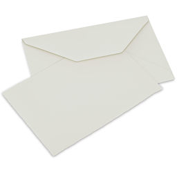 Fabriano Medioevalis Cards and Envelopes - 4-1/2" x 6-3/4", Single, Box of 20, card and envelope out of packaging