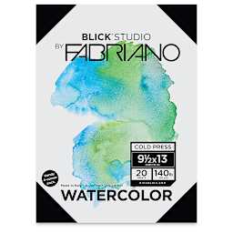 
Watercolor Paper, Pkg of 20 Sheets Cold Press 140lb  Front of Package
