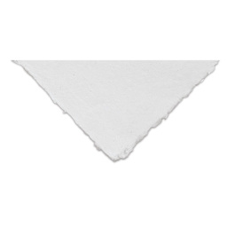 Shizen Professional Watercolor Paper - Closeup of Hot Press corner showing texture