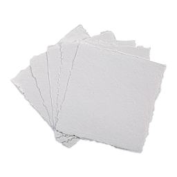 Shizen Professional Watercolor Paper - 8" x 8", Hot Press, Pkg of 5 Sheets