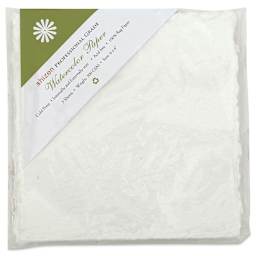 Shizen Professional Watercolor Paper - 6" x 6", Cold Press/Rough, Pkg of 5 Sheets