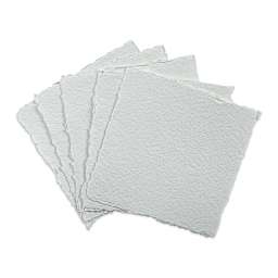 Shizen Professional Watercolor Paper - 8" x 8", Cold Press/Rough, Pkg of 5 Sheets