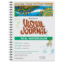Strathmore Watercolor Visual Journal - 90 lb, 12" x 9"