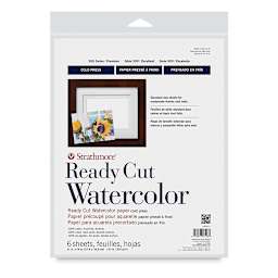Strathmore Ready Cut Watercolor Sheets - 11" x 14", Cold Press, 6 Sheets