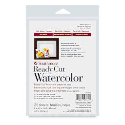Strathmore Ready Cut Watercolor Sheets - 5" x 7", Hot Press, 25 Sheets
