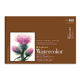 Strathmore 400 Series Watercolor Paper Pad - 15'' x 22'', Wire Bound, 12 Sheets