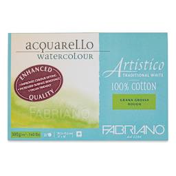 Fabriano Artistico Enhanced Watercolor Block - Traditional White, Rough Press, 12" x 18"