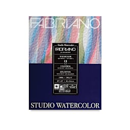 Fabriano Studio Watercolor Pad - 11'' x 14'', 300 gsm, Cold Press, 12 sheets