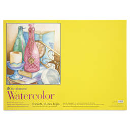 Strathmore 300 Series Watercolor Pad - 22" x 30", Cold Press, Tapebound, front