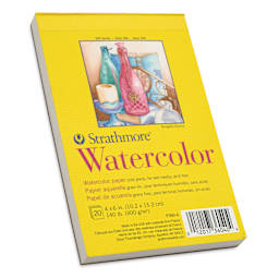 Strathmore 300 Series Watercolor Pad - 4" x 6", laid out