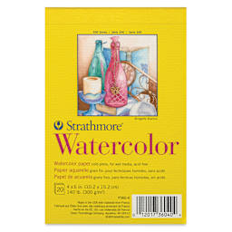 Strathmore 300 Series Watercolor Pad - 4" x 6", front of the packaging