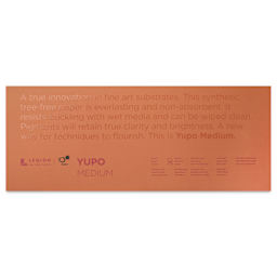 Legion Yupo Synthetic Paper Pad - 6" x 15", Bright White, 10 Sheets