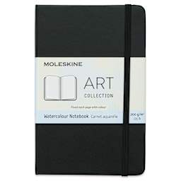 Moleskine Art Collection Watercolor Notebook - 5-1/2" x 3-1/2", Portrait, 60 Pages