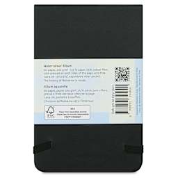 Moleskine Art Collection Watercolor Album - 3-1/2" x 5-1/2", Landscape, 60 Pages (back cover)