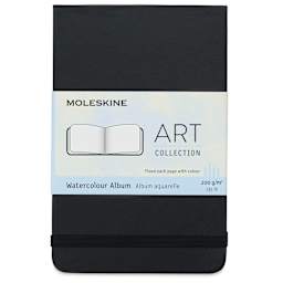 Moleskine Art Collection Watercolor Album - 3-1/2" x 5-1/2", Landscape, 60 Pages