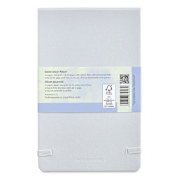 Moleskine Art Collection Watercolor Album - 5" x 8-1/4", Landscape, 72 Pages, Cool Grey (back cover)