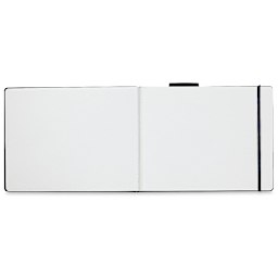 Pentalic Aqua Journal - 8-1/2" x 11", 48 pages - open