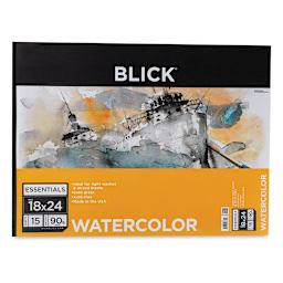 Blick Essentials Watercolor Pad - 18" x 24", 90 lb, Tapebound, 15 Sheets
